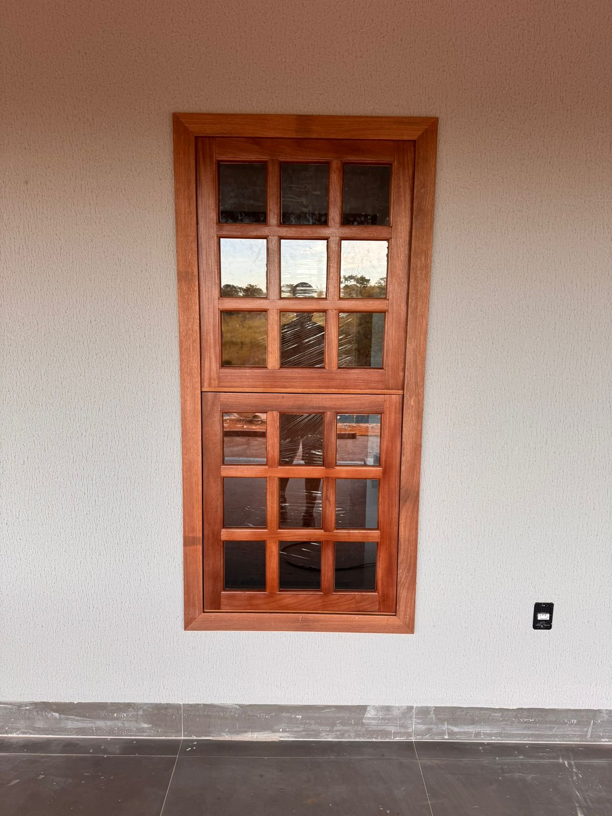 Louvered Wooden Window